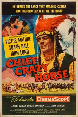Chief Crazy Horse movie poster (1955) Longsleeve T-shirt