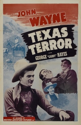 Texas Terror movie poster (1935) metal framed poster