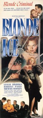 Blonde Ice movie poster (1948) poster with hanger