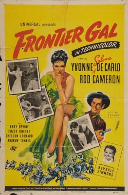 Frontier Gal movie poster (1945) metal framed poster