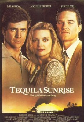 Tequila Sunrise movie poster (1988) canvas poster
