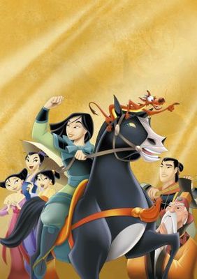Mulan 2 movie poster (2004) metal framed poster