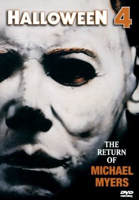 Halloween 4: The Return of Michael Myers movie poster (1988) wooden framed poster