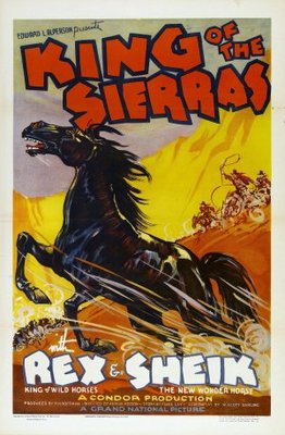 King of the Sierras movie poster (1938) wood print