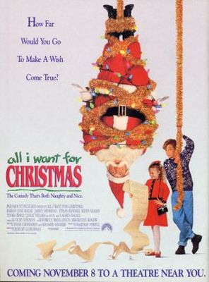 All I Want for Christmas movie poster (1991) canvas poster