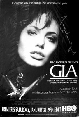 Gia movie poster (1998) wooden framed poster