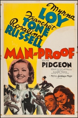 Man-Proof movie poster (1938) wooden framed poster