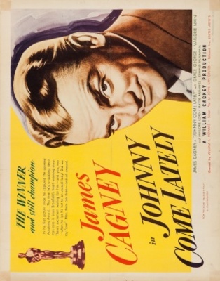 Johnny Come Lately movie poster (1943) wooden framed poster