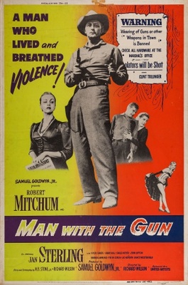 Man with the Gun movie poster (1955) Longsleeve T-shirt