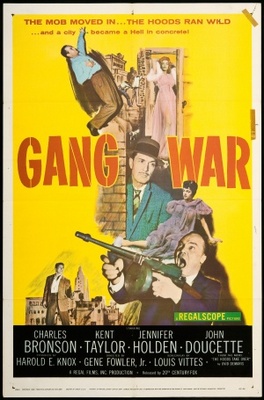 Gang War movie poster (1958) pillow