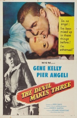 The Devil Makes Three movie poster (1952) wooden framed poster