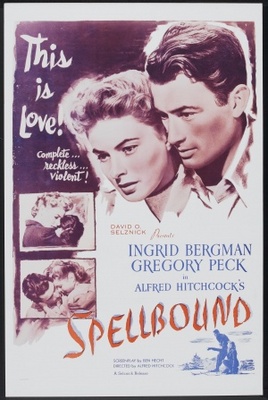 Spellbound movie poster (1945) metal framed poster