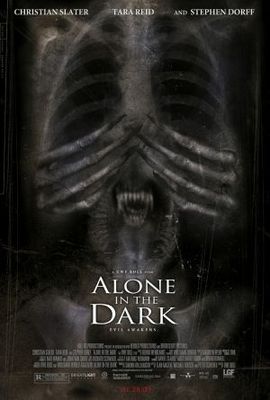 Alone in the Dark movie poster (2005) wood print