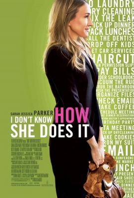 I Don't Know How She Does It movie poster (2011) canvas poster