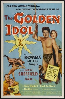 The Golden Idol movie poster (1954) poster with hanger
