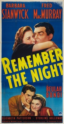 Remember the Night movie poster (1940) mouse pad