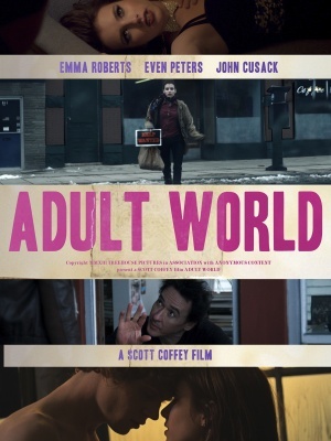 Adult World movie poster (2013) poster with hanger