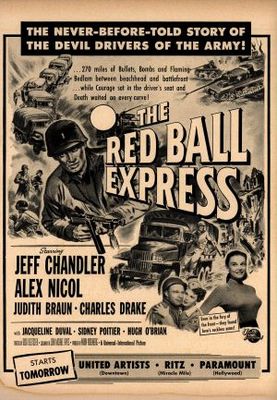 Red Ball Express movie poster (1952) canvas poster