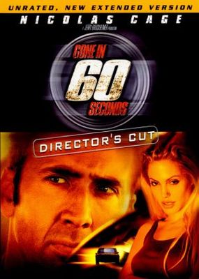 Gone In 60 Seconds movie poster (2000) wooden framed poster