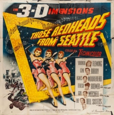 Those Redheads from Seattle movie poster (1953) tote bag