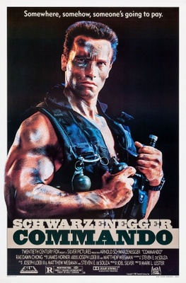 Commando movie poster (1985) mouse pad