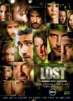 Lost movie poster (2004) Stickers MOV_b8eac232