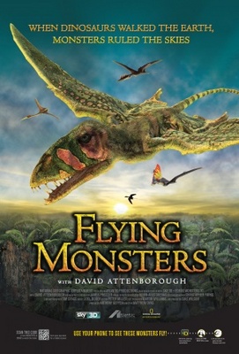 Flying Monsters 3D with David Attenborough movie poster (2011) canvas poster