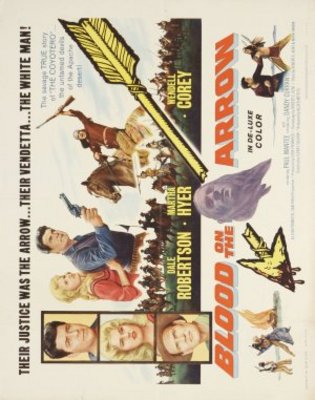 Blood on the Arrow movie poster (1964) poster with hanger