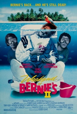 Weekend at Bernie's II movie poster (1993) poster with hanger