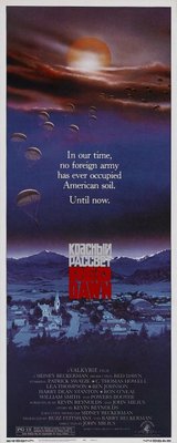Red Dawn movie poster (1984) canvas poster