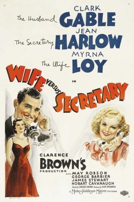 Wife vs. Secretary movie poster (1936) canvas poster