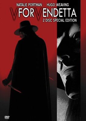 V For Vendetta movie poster (2005) Mouse Pad MOV_b918aa5b