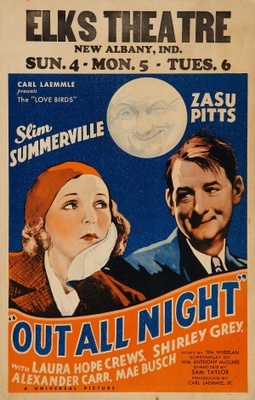 Out All Night movie poster (1933) Mouse Pad MOV_b92e94d3