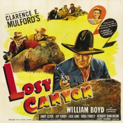 Lost Canyon movie poster (1942) t-shirt