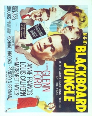 Blackboard Jungle movie poster (1955) wooden framed poster