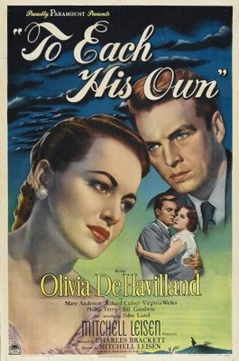 To Each His Own movie poster (1946) poster