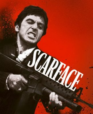 Scarface movie poster (1983) Mouse Pad MOV_b96fe7c9