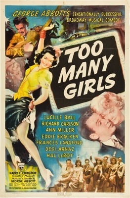 Too Many Girls movie poster (1940) sweatshirt