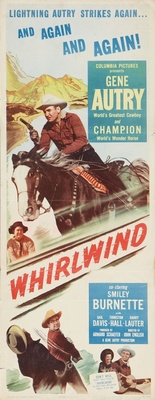 Whirlwind movie poster (1951) poster with hanger