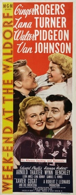 Week-End at the Waldorf movie poster (1945) poster