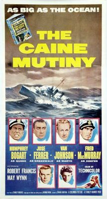 The Caine Mutiny movie poster (1954) Stickers MOV_b9848b39
