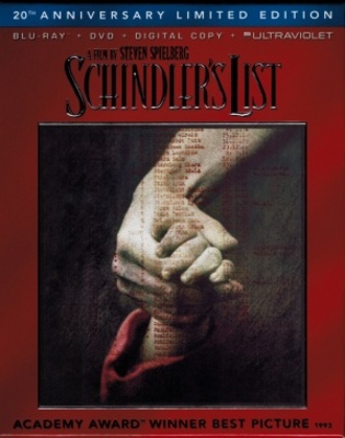 Schindler's List movie poster (1993) wood print