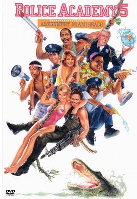 Police Academy 5: Assignment: Miami Beach movie poster (1988) wooden framed poster