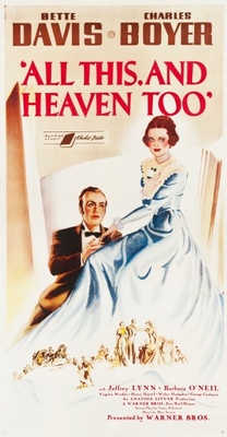 All This, and Heaven Too movie poster (1940) poster with hanger