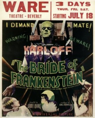 Bride of Frankenstein movie poster (1935) Stickers MOV_b9b7d3d1