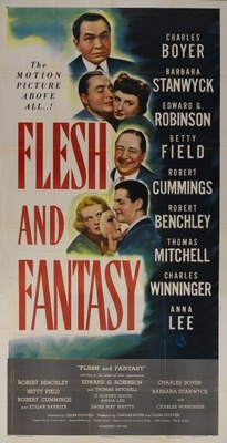 Flesh and Fantasy movie poster (1943) poster with hanger