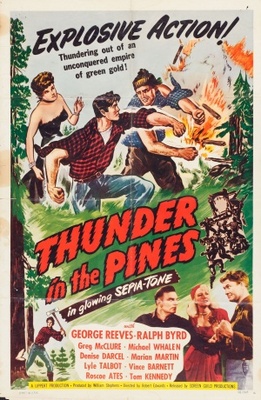 Thunder in the Pines movie poster (1948) poster with hanger