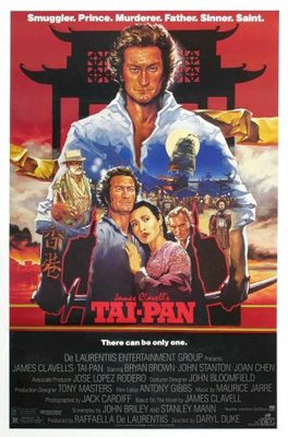 Tai-Pan movie poster (1986) poster with hanger