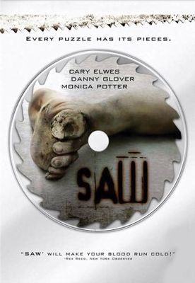 Saw movie poster (2004) Mouse Pad MOV_b9d40569