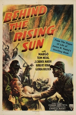 Behind the Rising Sun movie poster (1943) tote bag